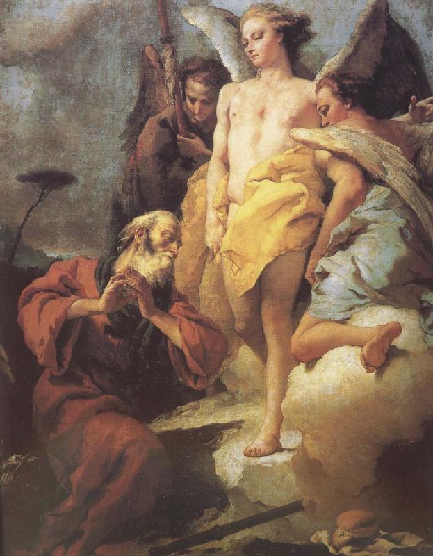 Giovanni Battista Tiepolo Abraham and Angels